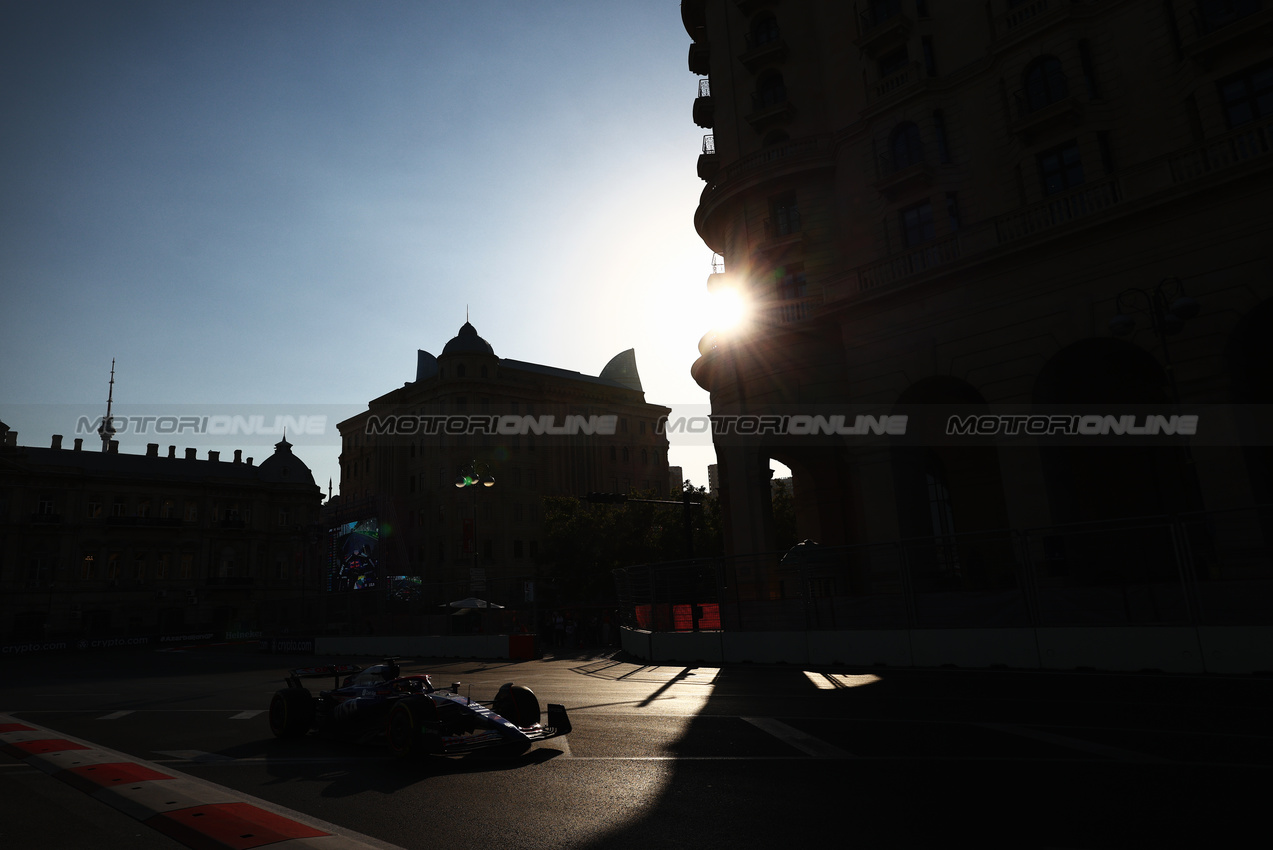 GP AZERBAIJAN, Daniel Ricciardo (AUS) RB VCARB 01.

13.09.2024. Formula 1 World Championship, Rd 17, Azerbaijan Grand Prix, Baku Street Circuit, Azerbaijan, Practice Day.

 - www.xpbimages.com, EMail: requests@xpbimages.com © Copyright: Coates / XPB Images