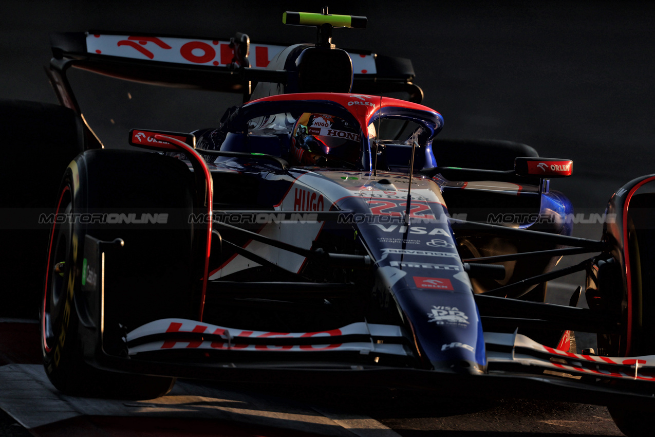 GP AZERBAIJAN, Yuki Tsunoda (JPN) RB VCARB 01.

13.09.2024. Formula 1 World Championship, Rd 17, Azerbaijan Grand Prix, Baku Street Circuit, Azerbaijan, Practice Day.

 - www.xpbimages.com, EMail: requests@xpbimages.com © Copyright: Coates / XPB Images