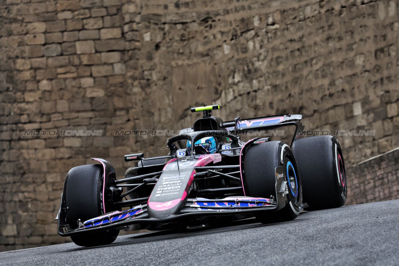 GP AZERBAIJAN, Pierre Gasly (FRA) Alpine F1 Team A524.

13.09.2024. Formula 1 World Championship, Rd 17, Azerbaijan Grand Prix, Baku Street Circuit, Azerbaijan, Practice Day.

- www.xpbimages.com, EMail: requests@xpbimages.com © Copyright: Bearne / XPB Images