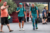 GP AZERBAIJAN, (L to R): Fernando Alonso (ESP) Aston Martin F1 Team with Edoardo Bendinelli (ITA) Aston Martin F1 Team Personal Trainer.

13.09.2024. Formula 1 World Championship, Rd 17, Azerbaijan Grand Prix, Baku Street Circuit, Azerbaijan, Practice Day.

- www.xpbimages.com, EMail: requests@xpbimages.com © Copyright: Bearne / XPB Images