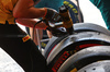 GP AZERBAIJAN, Pirelli tyre technicians.

13.09.2024. Formula 1 World Championship, Rd 17, Azerbaijan Grand Prix, Baku Street Circuit, Azerbaijan, Practice Day.

 - www.xpbimages.com, EMail: requests@xpbimages.com © Copyright: Coates / XPB Images