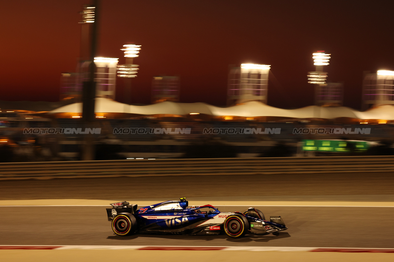 GP BAHRAIN, Yuki Tsunoda (JPN) RB VCARB 01.

29.02.2024. Formula 1 World Championship, Rd 1, Bahrain Grand Prix, Sakhir, Bahrain, Practice Day

- www.xpbimages.com, EMail: requests@xpbimages.com © Copyright: Bearne / XPB Images