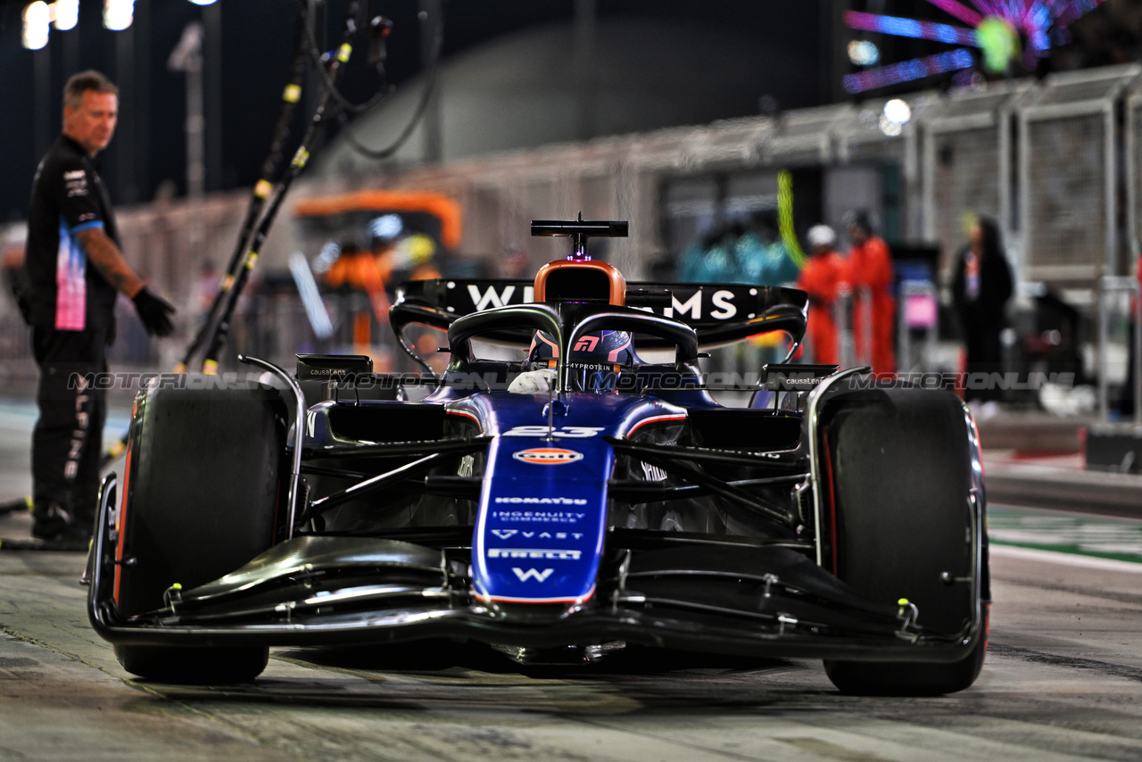 GP BAHRAIN, Alexander Albon (THA) Williams Racing FW46.

29.02.2024. Formula 1 World Championship, Rd 1, Bahrain Grand Prix, Sakhir, Bahrain, Practice Day

- www.xpbimages.com, EMail: requests@xpbimages.com © Copyright: Price / XPB Images