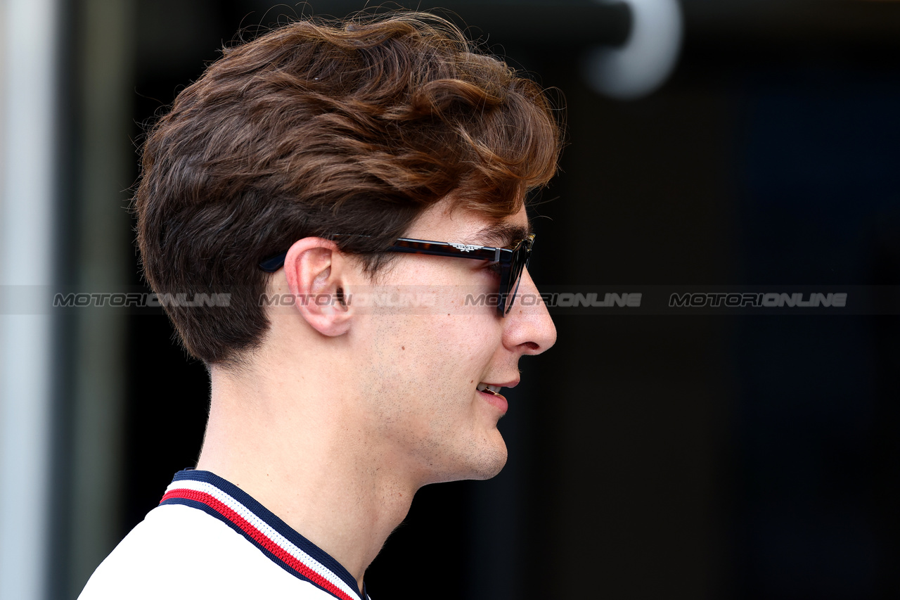 GP BAHRAIN, George Russell (GBR) Mercedes AMG F1.

28.02.2024. Formula 1 World Championship, Rd 1, Bahrain Grand Prix, Sakhir, Bahrain, Preparation Day.

 - www.xpbimages.com, EMail: requests@xpbimages.com © Copyright: Coates / XPB Images