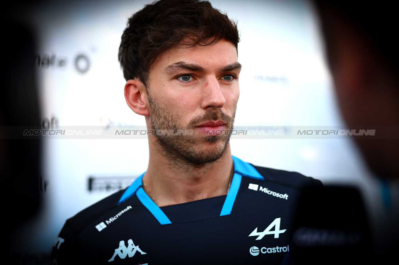 GP BAHRAIN, Pierre Gasly (FRA), Alpine F1 Team 
28.02.2024. Formula 1 World Championship, Rd 1, Bahrain Grand Prix, Sakhir, Bahrain, Preparation Day.
- www.xpbimages.com, EMail: requests@xpbimages.com © Copyright: Charniaux / XPB Images