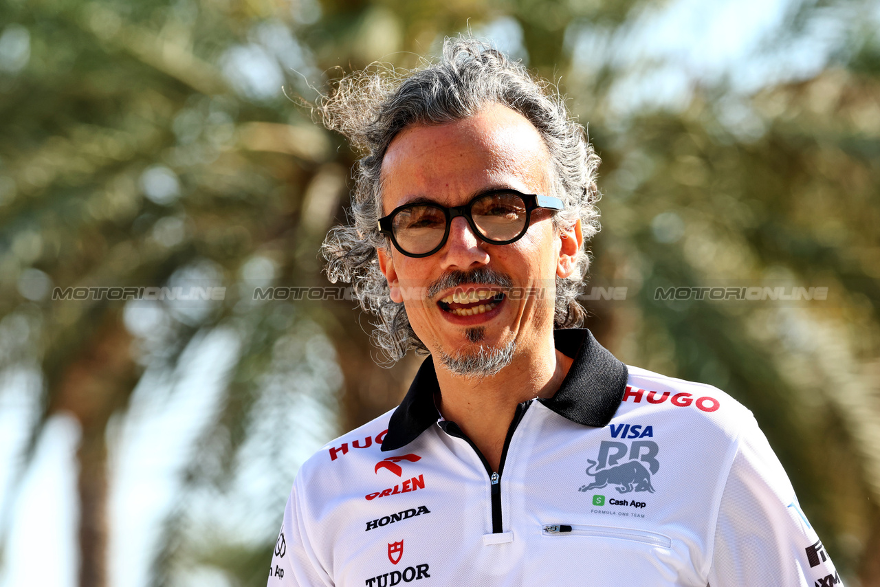 GP BAHRAIN, Laurent Mekies (FRA) RB Technical Director.

28.02.2024. Formula 1 World Championship, Rd 1, Bahrain Grand Prix, Sakhir, Bahrain, Preparation Day.

 - www.xpbimages.com, EMail: requests@xpbimages.com © Copyright: Coates / XPB Images