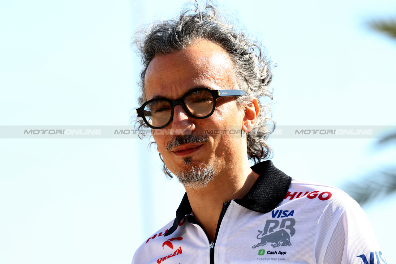 GP BAHRAIN, Laurent Mekies (FRA) RB Technical Director.

28.02.2024. Formula 1 World Championship, Rd 1, Bahrain Grand Prix, Sakhir, Bahrain, Preparation Day.

 - www.xpbimages.com, EMail: requests@xpbimages.com © Copyright: Coates / XPB Images