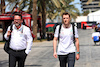 GP BAHRAIN, (L to R): Gwen Lagrue, Head of Mercedes AMG Driver Development with Frederik Vesti (DEN) Mercedes AMG F1 Reserve Driver.
28.02.2024. Formula 1 World Championship, Rd 1, Bahrain Grand Prix, Sakhir, Bahrain, Preparation Day.
- www.xpbimages.com, EMail: requests@xpbimages.com © Copyright: Bearne / XPB Images