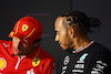 GP BAHRAIN, (L to R): Carlos Sainz Jr (ESP) Ferrari e Lewis Hamilton (GBR) Mercedes AMG F1 in the FIA Press Conference.
28.02.2024. Formula 1 World Championship, Rd 1, Bahrain Grand Prix, Sakhir, Bahrain, Preparation Day.
- www.xpbimages.com, EMail: requests@xpbimages.com © Copyright: XPB Images