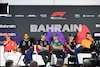 GP BAHRAIN, (L to R): Carlos Sainz Jr (ESP) Ferrari; Lewis Hamilton (GBR) Mercedes AMG F1; Alexander Albon (THA) Williams Racing; Fernando Alonso (ESP) Aston Martin F1 Team; Max Verstappen (NLD) Red Bull Racing; e Lando Norris (GBR) McLaren, in the FIA Press Conference.
28.02.2024. Formula 1 World Championship, Rd 1, Bahrain Grand Prix, Sakhir, Bahrain, Preparation Day.
- www.xpbimages.com, EMail: requests@xpbimages.com © Copyright: XPB Images