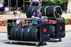 GP BAHRAIN, Red Bull Racing mechanic with wet e intermediate Pirelli tyres.
28.02.2024. Formula 1 World Championship, Rd 1, Bahrain Grand Prix, Sakhir, Bahrain, Preparation Day.
- www.xpbimages.com, EMail: requests@xpbimages.com © Copyright: Batchelor / XPB Images