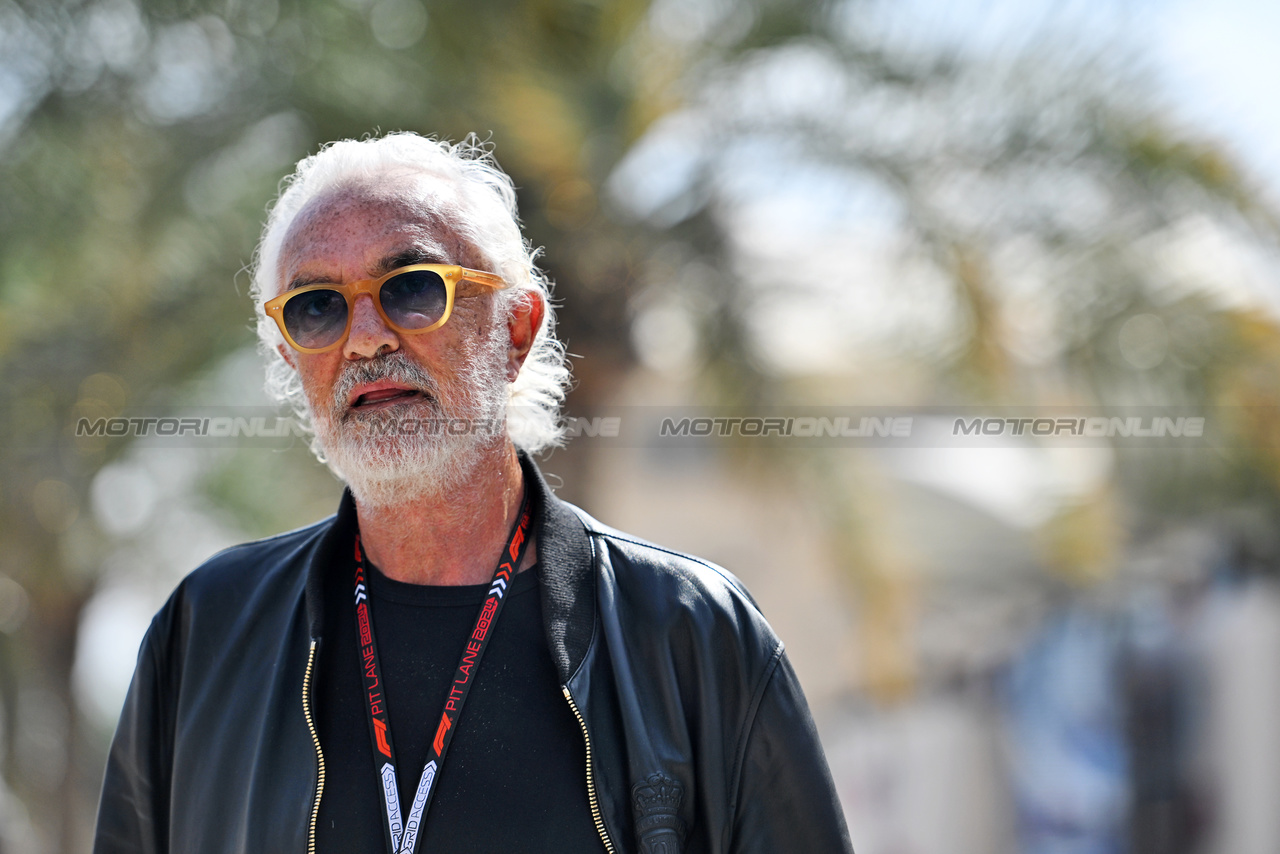 GP BAHRAIN, Flavio Briatore (ITA).

02.03.2024. Formula 1 World Championship, Rd 1, Bahrain Grand Prix, Sakhir, Bahrain, Gara Day.

- www.xpbimages.com, EMail: requests@xpbimages.com © Copyright: Price / XPB Images