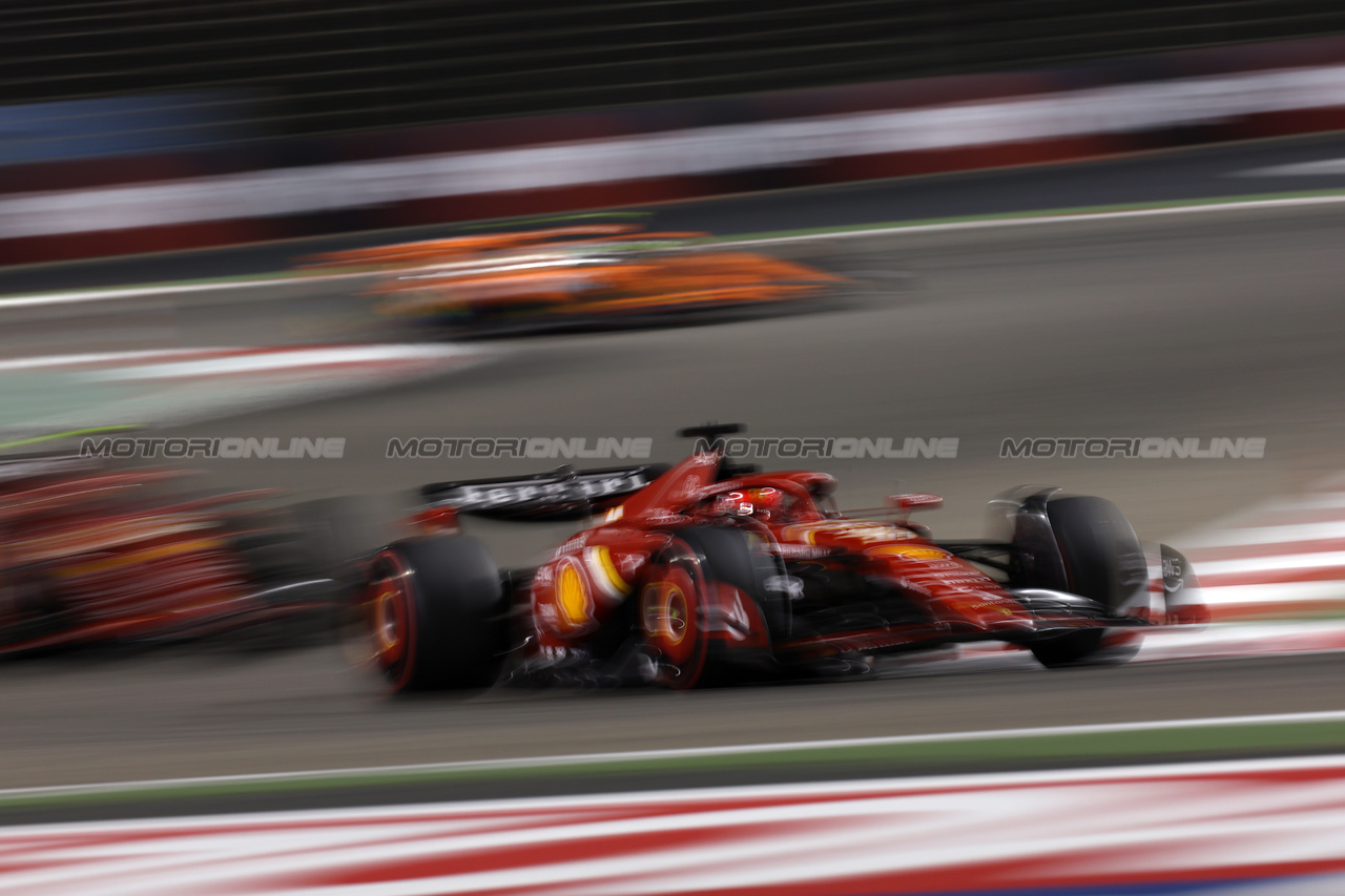 GP BAHRAIN, Charles Leclerc (MON) Ferrari SF-24.

02.03.2024. Formula 1 World Championship, Rd 1, Bahrain Grand Prix, Sakhir, Bahrain, Gara Day.

 - www.xpbimages.com, EMail: requests@xpbimages.com © Copyright: Staley / XPB Images