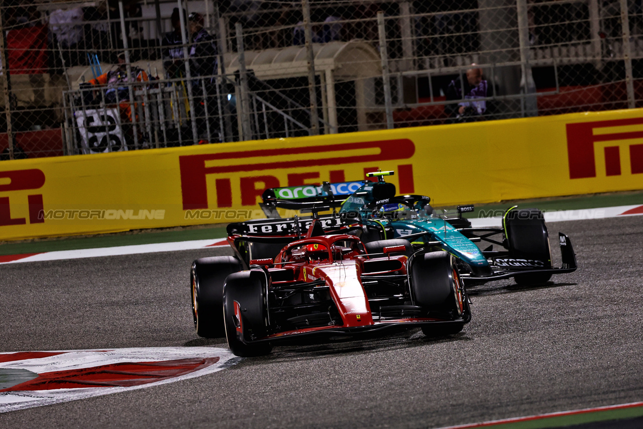 GP BAHRAIN, Charles Leclerc (MON) Ferrari SF-24.

02.03.2024. Formula 1 World Championship, Rd 1, Bahrain Grand Prix, Sakhir, Bahrain, Gara Day.

 - www.xpbimages.com, EMail: requests@xpbimages.com © Copyright: Coates / XPB Images