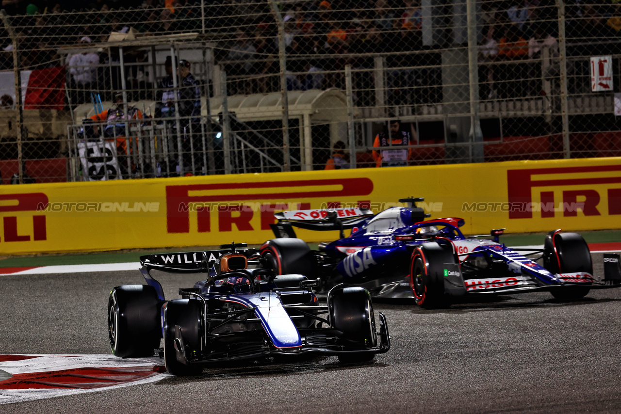 GP BAHRAIN, Alexander Albon (THA) Williams Racing FW46.

02.03.2024. Formula 1 World Championship, Rd 1, Bahrain Grand Prix, Sakhir, Bahrain, Gara Day.

 - www.xpbimages.com, EMail: requests@xpbimages.com © Copyright: Coates / XPB Images