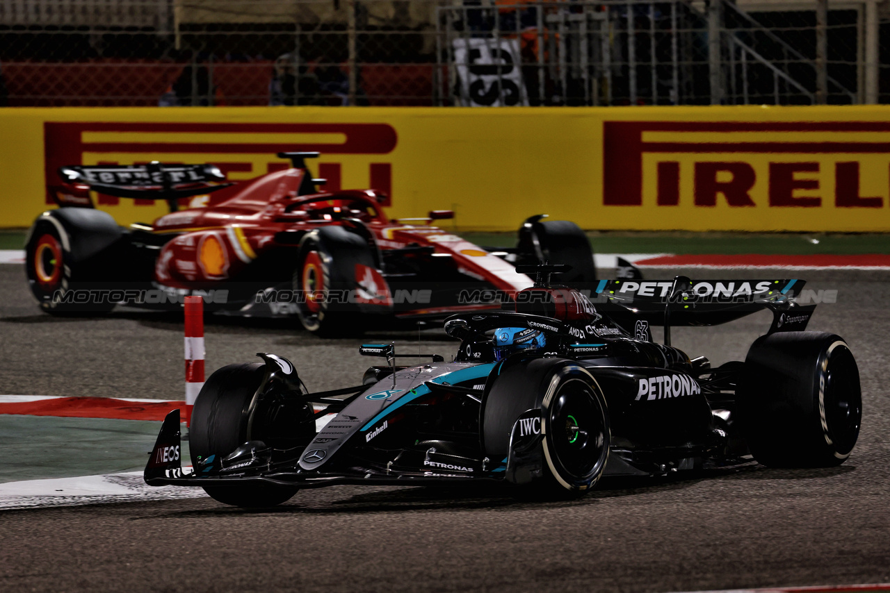 GP BAHRAIN, George Russell (GBR) Mercedes AMG F1 W15.

02.03.2024. Formula 1 World Championship, Rd 1, Bahrain Grand Prix, Sakhir, Bahrain, Gara Day.

 - www.xpbimages.com, EMail: requests@xpbimages.com © Copyright: Coates / XPB Images