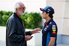 GP BAHRAIN, (L to R): Flavio Briatore (ITA) with Sergio Perez (MEX) Red Bull Racing.
02.03.2024. Formula 1 World Championship, Rd 1, Bahrain Grand Prix, Sakhir, Bahrain, Gara Day.
 - www.xpbimages.com, EMail: requests@xpbimages.com © Copyright: Coates / XPB Images