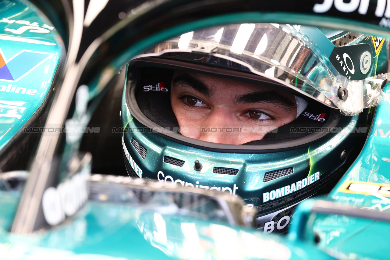 GP BAHRAIN, Lance Stroll (CDN) Aston Martin F1 Team AMR24.

01.03.2024. Formula 1 World Championship, Rd 1, Bahrain Grand Prix, Sakhir, Bahrain, Qualifiche Day.

- www.xpbimages.com, EMail: requests@xpbimages.com © Copyright: Batchelor / XPB Images
