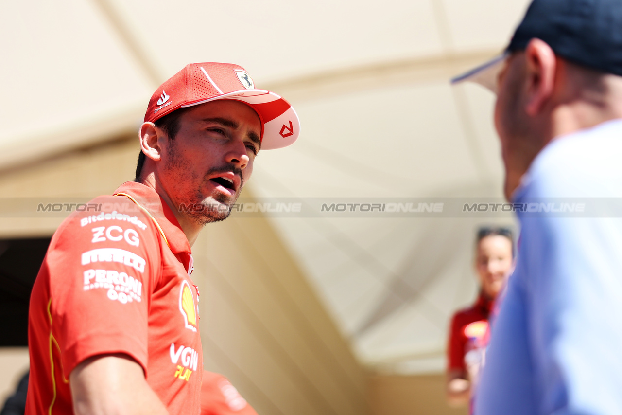 GP BAHRAIN, Charles Leclerc (MON) Ferrari.

01.03.2024. Formula 1 World Championship, Rd 1, Bahrain Grand Prix, Sakhir, Bahrain, Qualifiche Day.

- www.xpbimages.com, EMail: requests@xpbimages.com © Copyright: Bearne / XPB Images