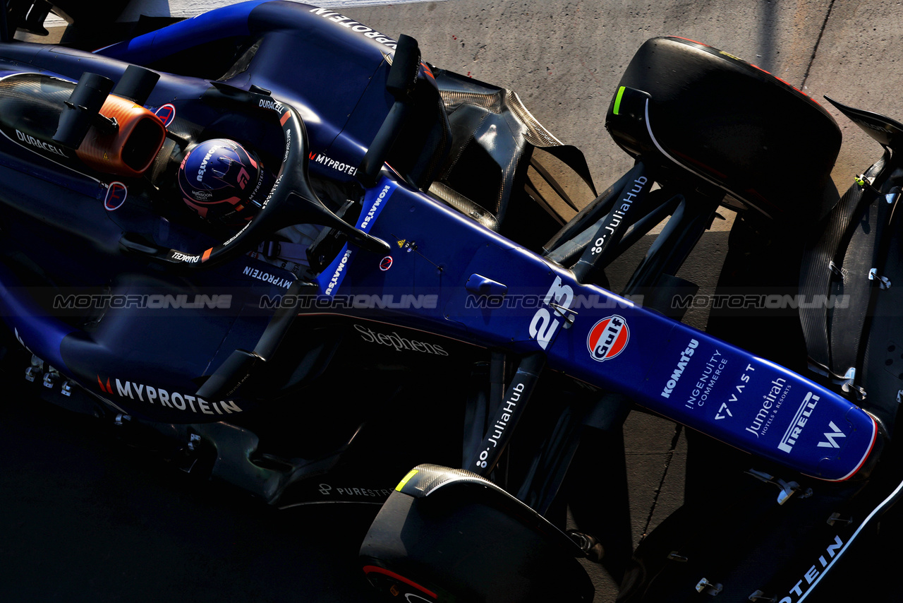 GP BAHRAIN, Alexander Albon (THA) Williams Racing FW46.

01.03.2024. Formula 1 World Championship, Rd 1, Bahrain Grand Prix, Sakhir, Bahrain, Qualifiche Day.

 - www.xpbimages.com, EMail: requests@xpbimages.com © Copyright: Coates / XPB Images