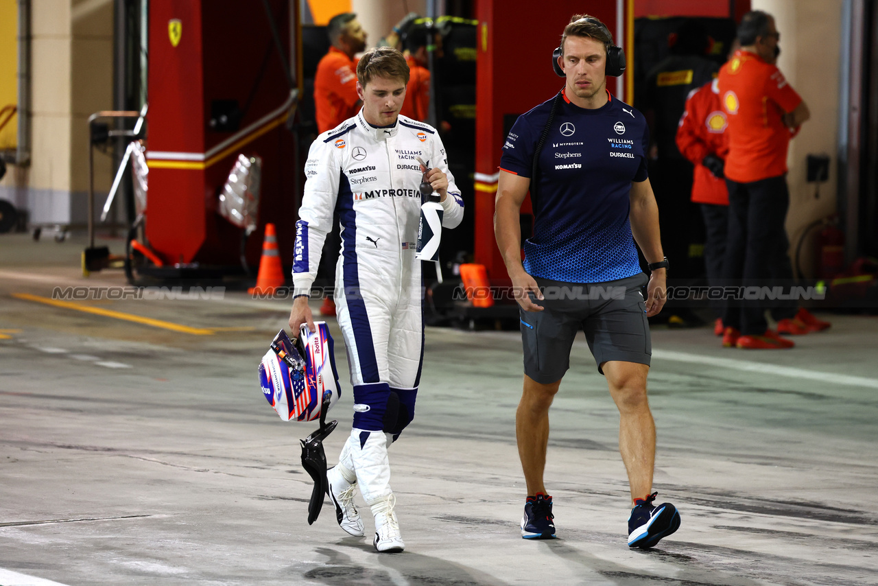 GP BAHRAIN, Logan Sargeant (USA) Williams Racing.

01.03.2024. Formula 1 World Championship, Rd 1, Bahrain Grand Prix, Sakhir, Bahrain, Qualifiche Day.

- www.xpbimages.com, EMail: requests@xpbimages.com © Copyright: Batchelor / XPB Images
