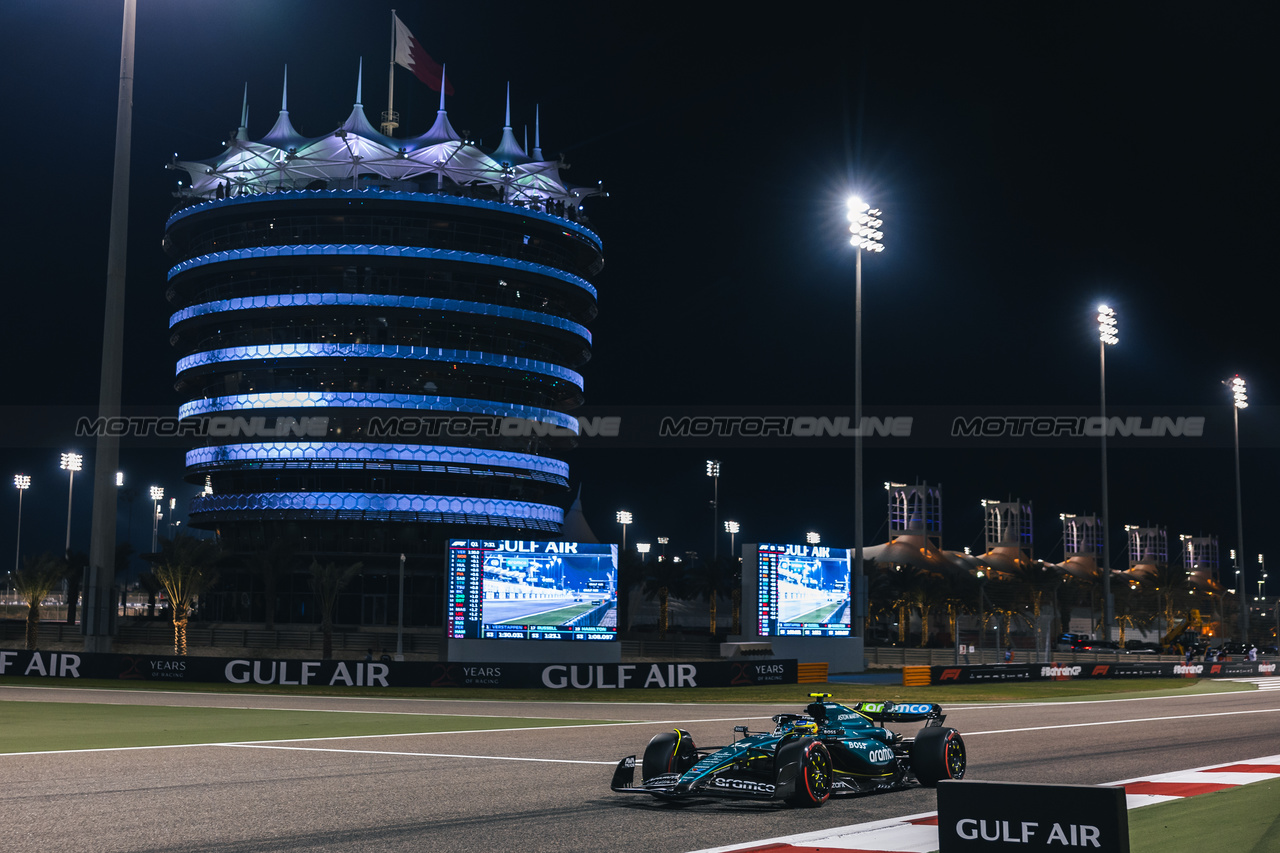 GP BAHRAIN, Fernando Alonso (ESP) Aston Martin F1 Team AMR24.

01.03.2024. Formula 1 World Championship, Rd 1, Bahrain Grand Prix, Sakhir, Bahrain, Qualifiche Day.

- www.xpbimages.com, EMail: requests@xpbimages.com © Copyright: Bearne / XPB Images