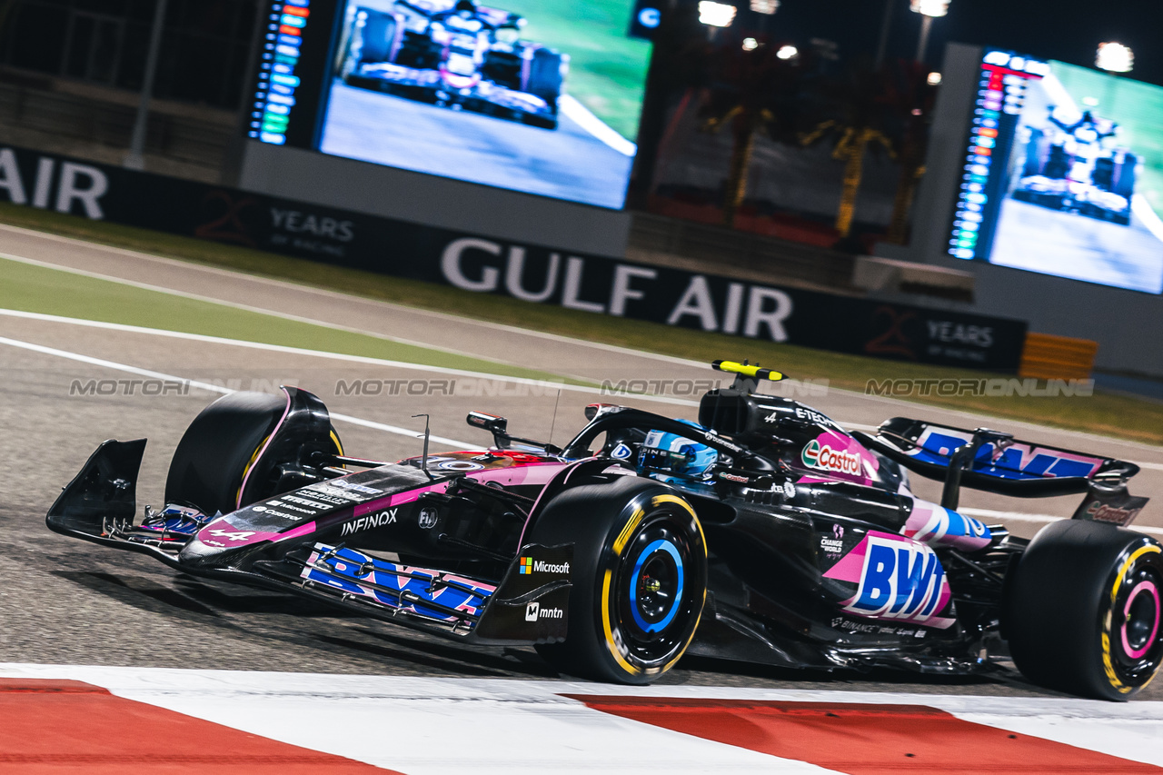 GP BAHRAIN, Pierre Gasly (FRA) Alpine F1 Team A524.

01.03.2024. Formula 1 World Championship, Rd 1, Bahrain Grand Prix, Sakhir, Bahrain, Qualifiche Day.

- www.xpbimages.com, EMail: requests@xpbimages.com © Copyright: Bearne / XPB Images