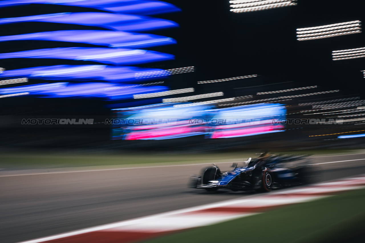 GP BAHRAIN, Alexander Albon (THA) Williams Racing FW46.

01.03.2024. Formula 1 World Championship, Rd 1, Bahrain Grand Prix, Sakhir, Bahrain, Qualifiche Day.

- www.xpbimages.com, EMail: requests@xpbimages.com © Copyright: Bearne / XPB Images