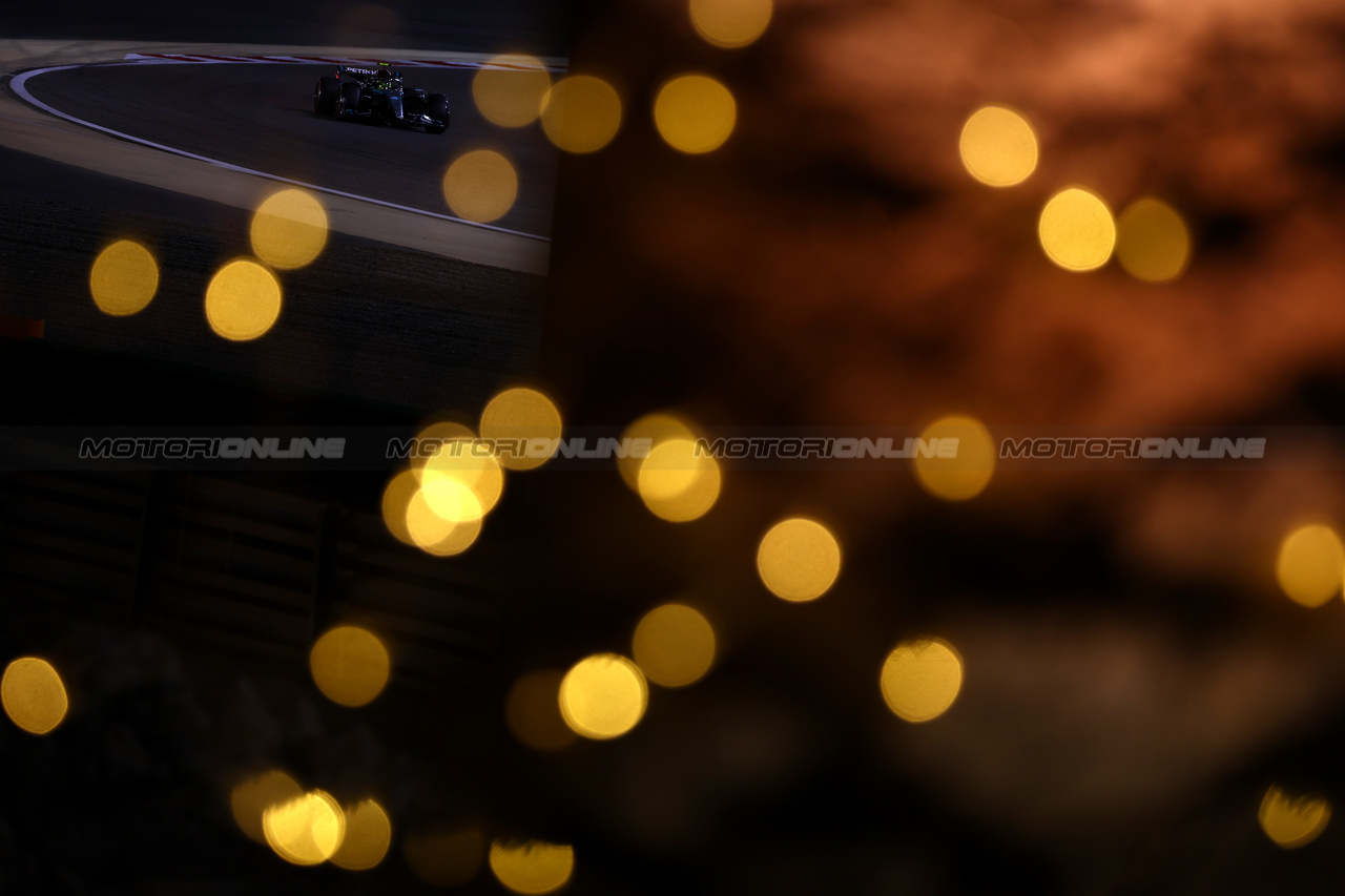 GP BAHRAIN, Lewis Hamilton (GBR) Mercedes AMG F1 W15.

01.03.2024. Formula 1 World Championship, Rd 1, Bahrain Grand Prix, Sakhir, Bahrain, Qualifiche Day.

 - www.xpbimages.com, EMail: requests@xpbimages.com © Copyright: Coates / XPB Images