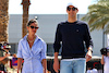 GP BAHRAIN, (L to R): Carmen Montero Mundt with her boyfriend George Russell (GBR) Mercedes AMG F1.
01.03.2024. Formula 1 World Championship, Rd 1, Bahrain Grand Prix, Sakhir, Bahrain, Qualifiche Day.
 - www.xpbimages.com, EMail: requests@xpbimages.com © Copyright: Coates / XPB Images