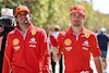 GP BAHRAIN, (L to R): Carlos Sainz Jr (ESP) Ferrari with Charles Leclerc (MON) Ferrari.
01.03.2024. Formula 1 World Championship, Rd 1, Bahrain Grand Prix, Sakhir, Bahrain, Qualifiche Day.
- www.xpbimages.com, EMail: requests@xpbimages.com © Copyright: Batchelor / XPB Images