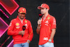 GP BAHRAIN, Carlos Sainz Jr (ESP), Ferrari e Charles Leclerc (FRA), Ferrari 
01.03.2024. Formula 1 World Championship, Rd 1, Bahrain Grand Prix, Sakhir, Bahrain, Qualifiche Day.
- www.xpbimages.com, EMail: requests@xpbimages.com © Copyright: Charniaux / XPB Images