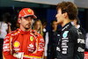 GP BAHRAIN, (L to R): Charles Leclerc (MON) Ferrari with George Russell (GBR) Mercedes AMG F1 in qualifying parc ferme.
01.03.2024. Formula 1 World Championship, Rd 1, Bahrain Grand Prix, Sakhir, Bahrain, Qualifiche Day.
- www.xpbimages.com, EMail: requests@xpbimages.com © Copyright: Batchelor / XPB Images