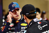 GP BAHRAIN, Max Verstappen (NLD) Red Bull Racing with George Russell (GBR) Mercedes AMG F1 in qualifying parc ferme.
01.03.2024. Formula 1 World Championship, Rd 1, Bahrain Grand Prix, Sakhir, Bahrain, Qualifiche Day.
- www.xpbimages.com, EMail: requests@xpbimages.com © Copyright: Batchelor / XPB Images