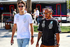 GP BAHRAIN, (L to R): George Russell (GBR) Mercedes AMG F1 with team mate Lewis Hamilton (GBR) Mercedes AMG F1.
01.03.2024. Formula 1 World Championship, Rd 1, Bahrain Grand Prix, Sakhir, Bahrain, Qualifiche Day.
 - www.xpbimages.com, EMail: requests@xpbimages.com © Copyright: Coates / XPB Images