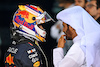 GP BAHRAIN, (L to R): Max Verstappen (NLD) Red Bull Racing with Mohammed Bin Sulayem (UAE) FIA President in qualifying parc ferme.
01.03.2024. Formula 1 World Championship, Rd 1, Bahrain Grand Prix, Sakhir, Bahrain, Qualifiche Day.
- www.xpbimages.com, EMail: requests@xpbimages.com © Copyright: Price / XPB Images