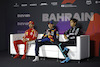 GP BAHRAIN, (L to R): Charles Leclerc (MON) Ferrari; Max Verstappen (NLD) Red Bull Racing; andf George Russell (GBR) Mercedes AMG F1, in the post qualifying FIA Press Conference.
01.03.2024. Formula 1 World Championship, Rd 1, Bahrain Grand Prix, Sakhir, Bahrain, Qualifiche Day.
- www.xpbimages.com, EMail: requests@xpbimages.com © Copyright: XPB Images