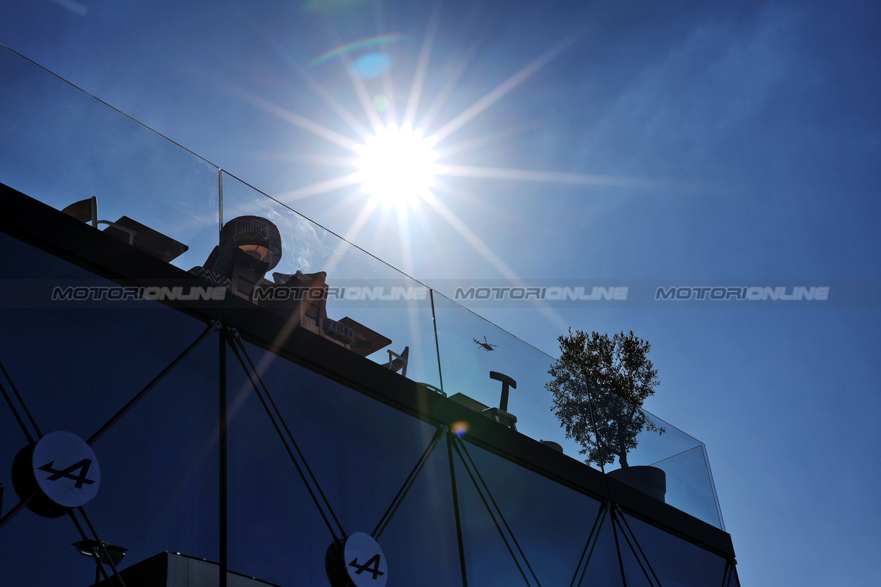 GP BELGIO, Alpine F1 Team motorhome.

28.07.2024. Formula 1 World Championship, Rd 14, Belgian Grand Prix, Spa Francorchamps, Belgium, Gara Day.

- www.xpbimages.com, EMail: requests@xpbimages.com © Copyright: Rew / XPB Images