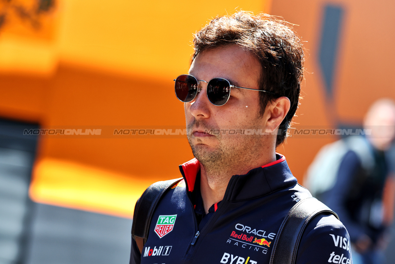 GP BELGIO, Sergio Perez (MEX) Red Bull Racing.

28.07.2024. Formula 1 World Championship, Rd 14, Belgian Grand Prix, Spa Francorchamps, Belgium, Gara Day.

- www.xpbimages.com, EMail: requests@xpbimages.com © Copyright: Moy / XPB Images