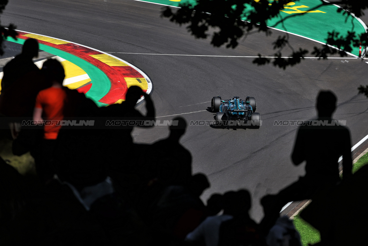 GP BELGIO, Lance Stroll (CDN) Aston Martin F1 Team AMR24.

28.07.2024. Formula 1 World Championship, Rd 14, Belgian Grand Prix, Spa Francorchamps, Belgium, Gara Day.

- www.xpbimages.com, EMail: requests@xpbimages.com © Copyright: Bearne / XPB Images