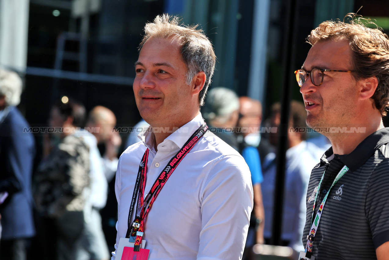 GP BELGIO, Alexander De Croo (BEL) Prime Minister.

28.07.2024. Formula 1 World Championship, Rd 14, Belgian Grand Prix, Spa Francorchamps, Belgium, Gara Day.

- www.xpbimages.com, EMail: requests@xpbimages.com © Copyright: Moy / XPB Images