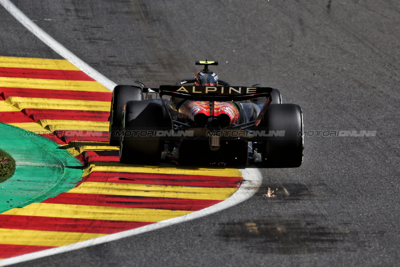 GP BELGIO, Pierre Gasly (FRA) Alpine F1 Team A524.

28.07.2024. Formula 1 World Championship, Rd 14, Belgian Grand Prix, Spa Francorchamps, Belgium, Gara Day.

- www.xpbimages.com, EMail: requests@xpbimages.com © Copyright: Moy / XPB Images