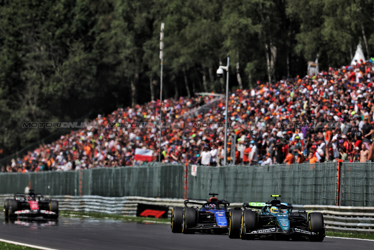 GP BELGIO, Fernando Alonso (ESP) Aston Martin F1 Team AMR24.

28.07.2024. Formula 1 World Championship, Rd 14, Belgian Grand Prix, Spa Francorchamps, Belgium, Gara Day.

- www.xpbimages.com, EMail: requests@xpbimages.com © Copyright: Rew / XPB Images