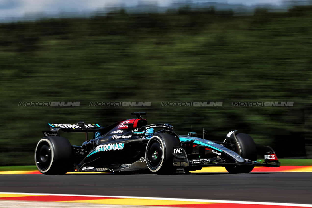 GP BELGIO, George Russell (GBR) Mercedes AMG F1 W15.

28.07.2024. Formula 1 World Championship, Rd 14, Belgian Grand Prix, Spa Francorchamps, Belgium, Gara Day.

 - www.xpbimages.com, EMail: requests@xpbimages.com © Copyright: Coates / XPB Images