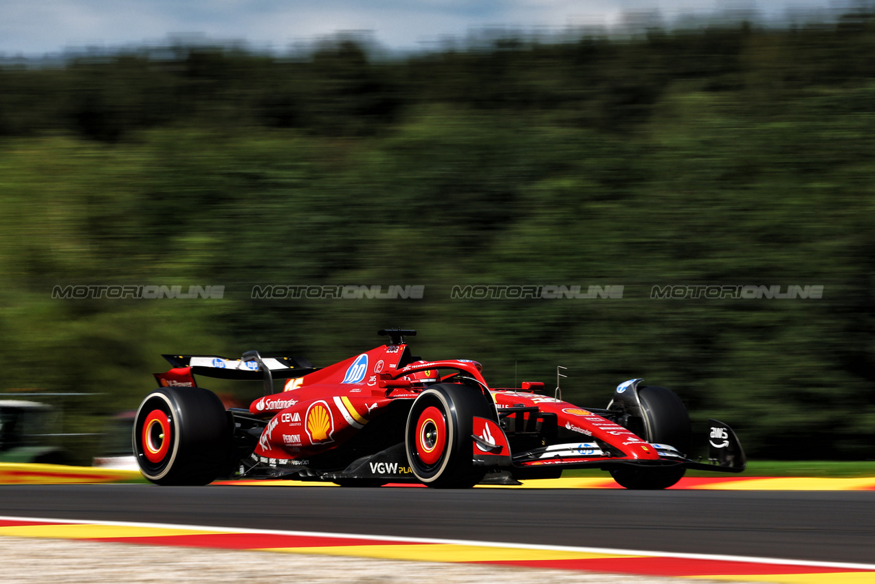 GP BELGIO, Charles Leclerc (MON) Ferrari SF-24.

28.07.2024. Formula 1 World Championship, Rd 14, Belgian Grand Prix, Spa Francorchamps, Belgium, Gara Day.

 - www.xpbimages.com, EMail: requests@xpbimages.com © Copyright: Coates / XPB Images