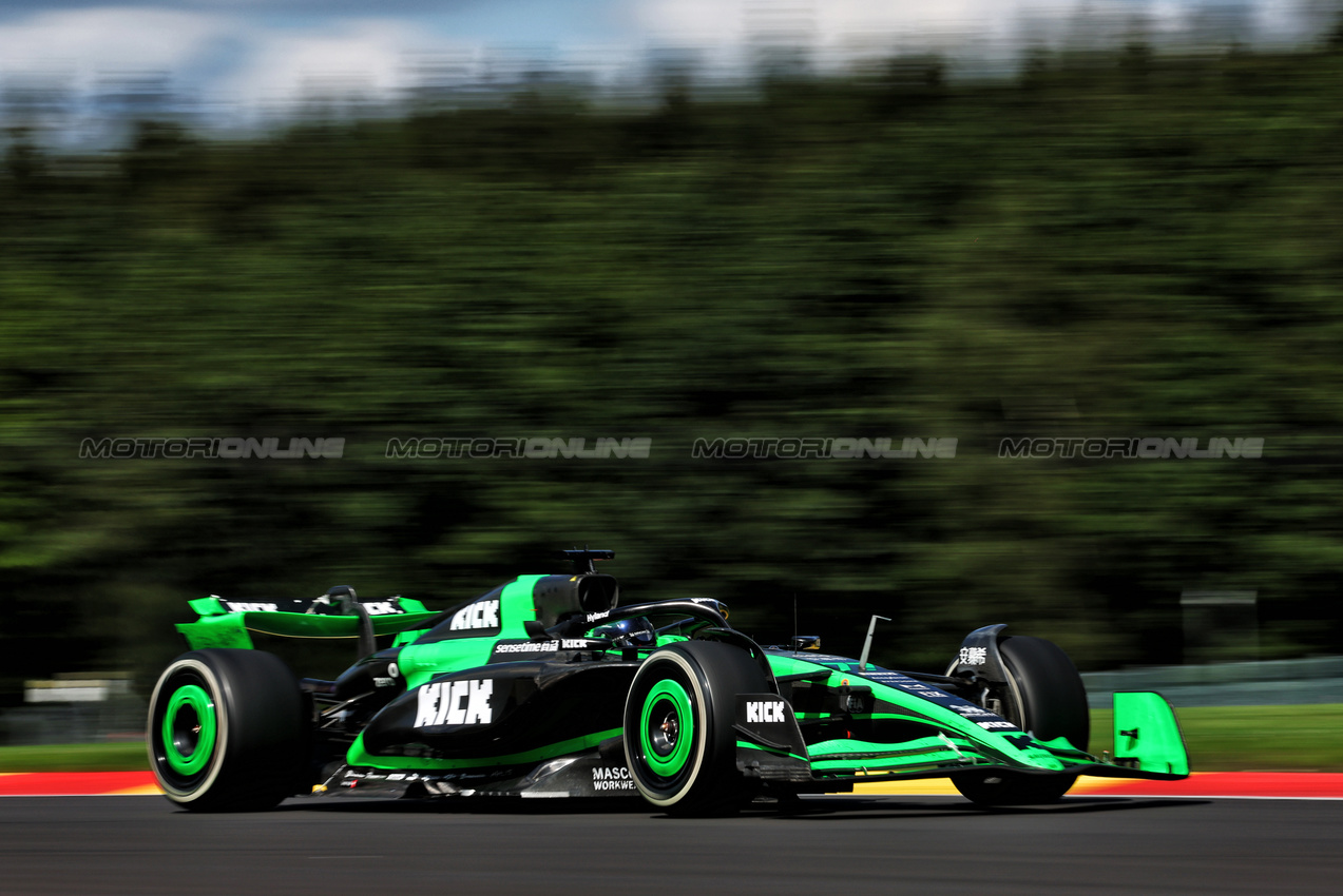 GP BELGIO, Valtteri Bottas (FIN) Sauber C44.

28.07.2024. Formula 1 World Championship, Rd 14, Belgian Grand Prix, Spa Francorchamps, Belgium, Gara Day.

 - www.xpbimages.com, EMail: requests@xpbimages.com © Copyright: Coates / XPB Images