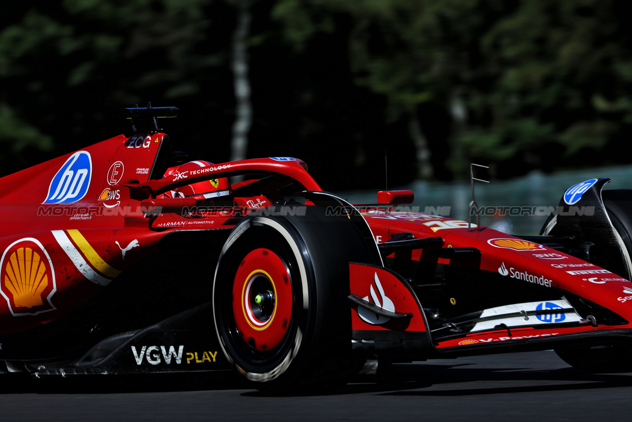 GP BELGIO, Charles Leclerc (MON) Ferrari SF-24.

28.07.2024. Formula 1 World Championship, Rd 14, Belgian Grand Prix, Spa Francorchamps, Belgium, Gara Day.

 - www.xpbimages.com, EMail: requests@xpbimages.com © Copyright: Coates / XPB Images