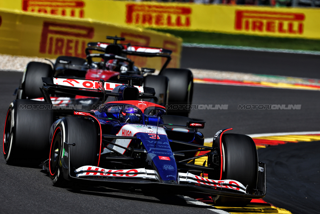 GP BELGIO, Daniel Ricciardo (AUS) RB VCARB 01.

28.07.2024. Formula 1 World Championship, Rd 14, Belgian Grand Prix, Spa Francorchamps, Belgium, Gara Day.

 - www.xpbimages.com, EMail: requests@xpbimages.com © Copyright: Coates / XPB Images