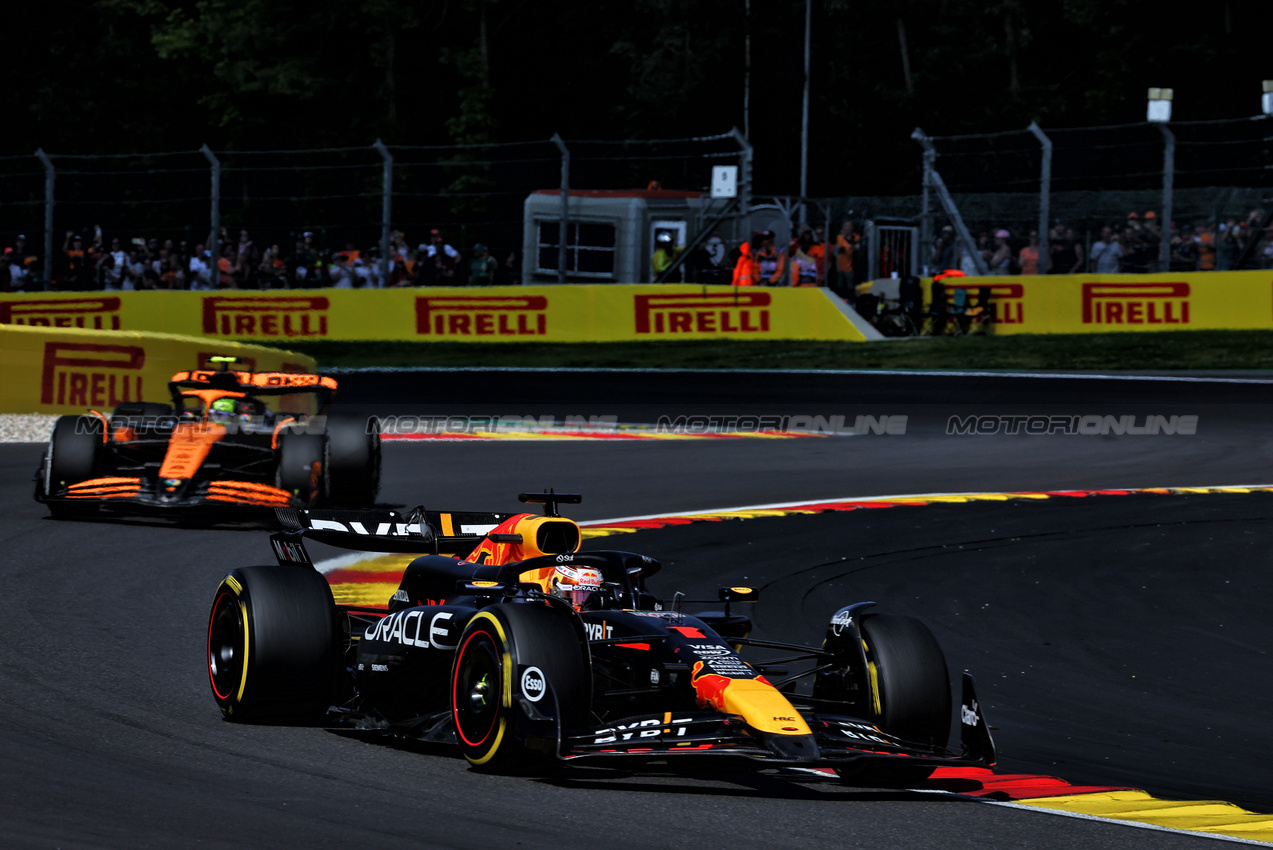 GP BELGIO, Max Verstappen (NLD) Red Bull Racing RB20.

28.07.2024. Formula 1 World Championship, Rd 14, Belgian Grand Prix, Spa Francorchamps, Belgium, Gara Day.

 - www.xpbimages.com, EMail: requests@xpbimages.com © Copyright: Coates / XPB Images