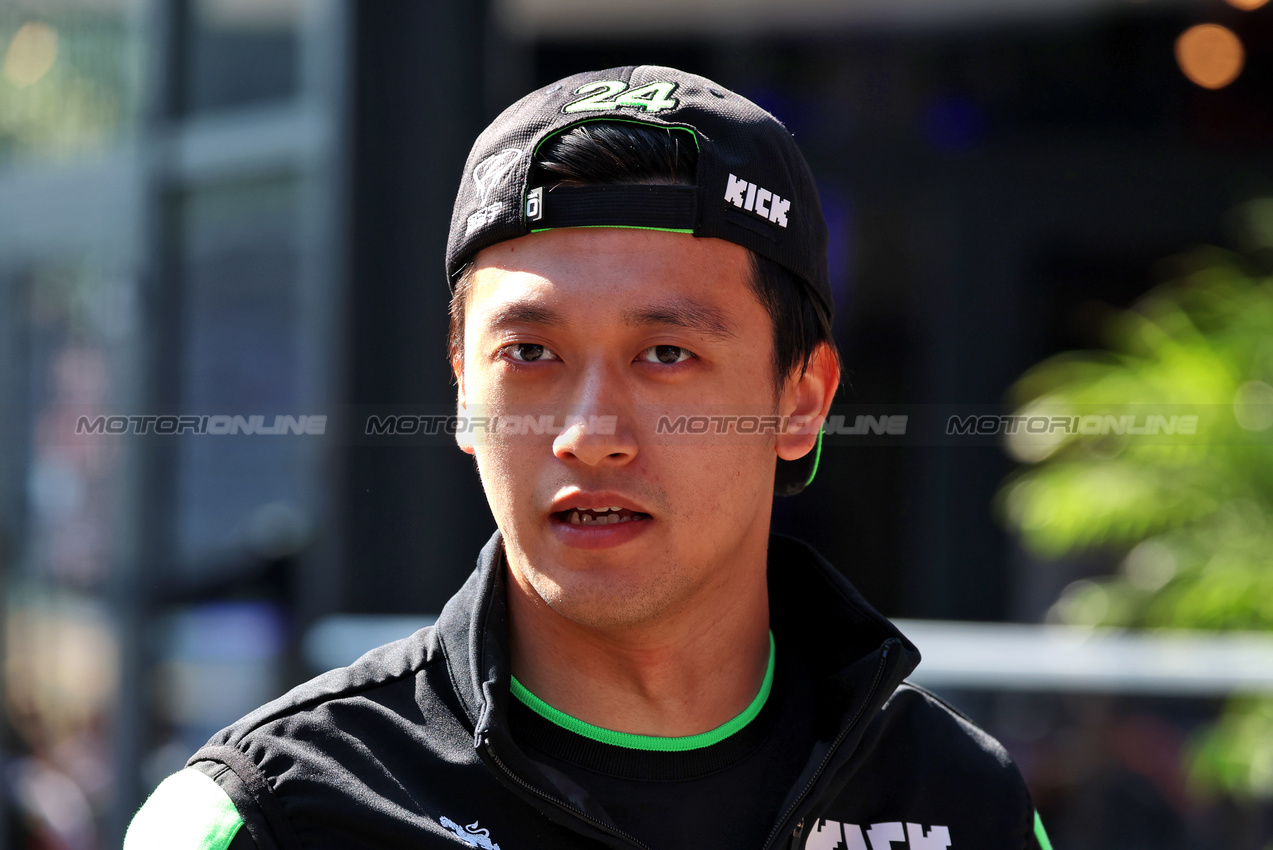 GP BELGIO, Zhou Guanyu (CHN) Sauber.

28.07.2024. Formula 1 World Championship, Rd 14, Belgian Grand Prix, Spa Francorchamps, Belgium, Gara Day.

- www.xpbimages.com, EMail: requests@xpbimages.com © Copyright: Rew / XPB Images